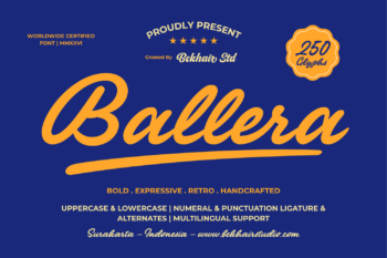 Ballera – Retro Handwritten Script